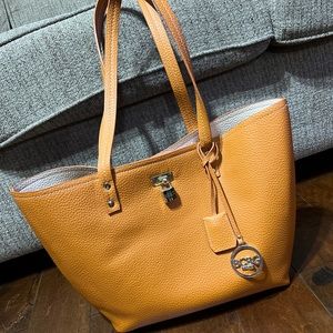 BCBG Paris golden yellow tote